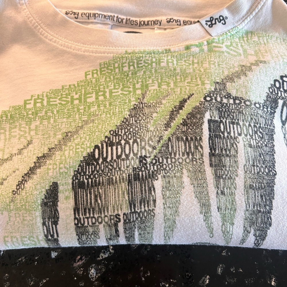 LRG Mens Green and Black Graphic Tee - Picture 6 of 8
